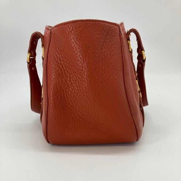 Cole Haan Village F05 burnt orange, gold, handbag. - Picture 4 of 11